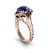 Sapphire Ornate Filigree Engagement Ring - Evie No. 44