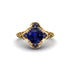 Sapphire Ornate Filigree Engagement Ring - Evie No. 73