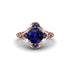 Sapphire Ornate Filigree Engagement Ring - Evie No. 74 image 2