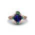 Sapphire Ornate Filigree Engagement Ring - Evie No. 29 image 2