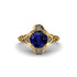 Sapphire Ornate Filigree Engagement Ring - Evie No. 13 image 2