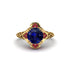 Sapphire Ornate Filigree Engagement Ring - Evie No. 58 image 2