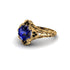 Sapphire Ornate Filigree Engagement Ring - Evie No. 43 image 3