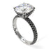 Oval Cut Diamond Classic Pave Engagement Ring - Irene No. 33
