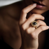 Fancy Art Deco Black Diamond Ring - Pauline No. 7 image 5