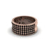 Black Diamond Pave Eternity Wedding Band - Mckinley No. 8