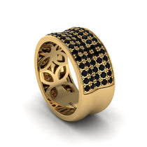 Black Diamond Pave Eternity Wedding Band - Mckinley No. 7 image 1