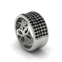 Black Diamond Pave Eternity Wedding Band - Mckinley No. 9 image 1