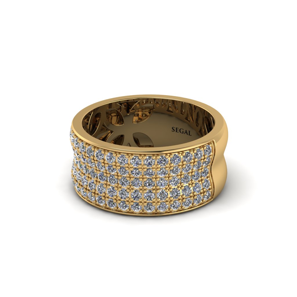 Diamond Pave Eternity Wedding Band - Mckinley No. 1