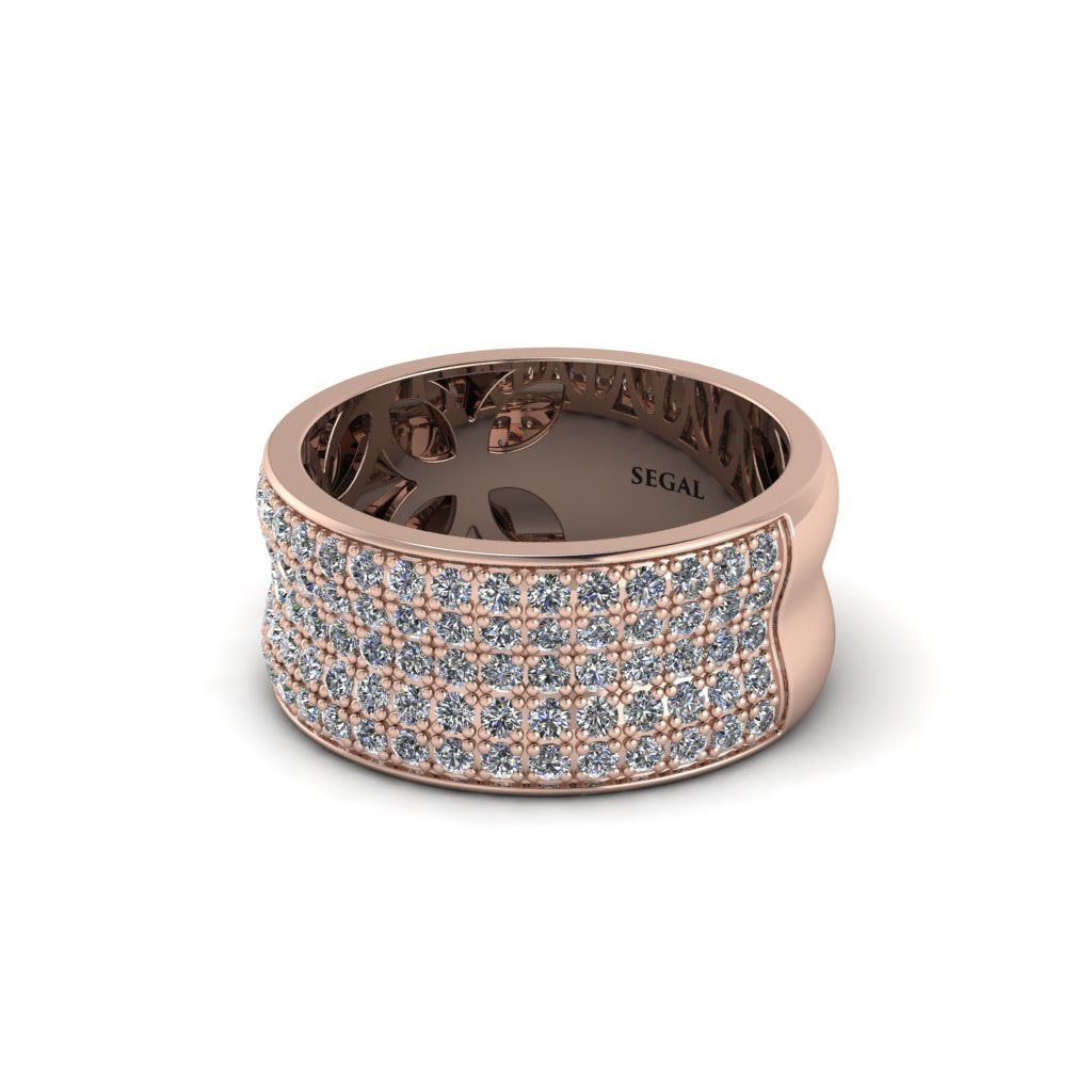 Diamond Pave Eternity Wedding Band - Mckinley No. 2