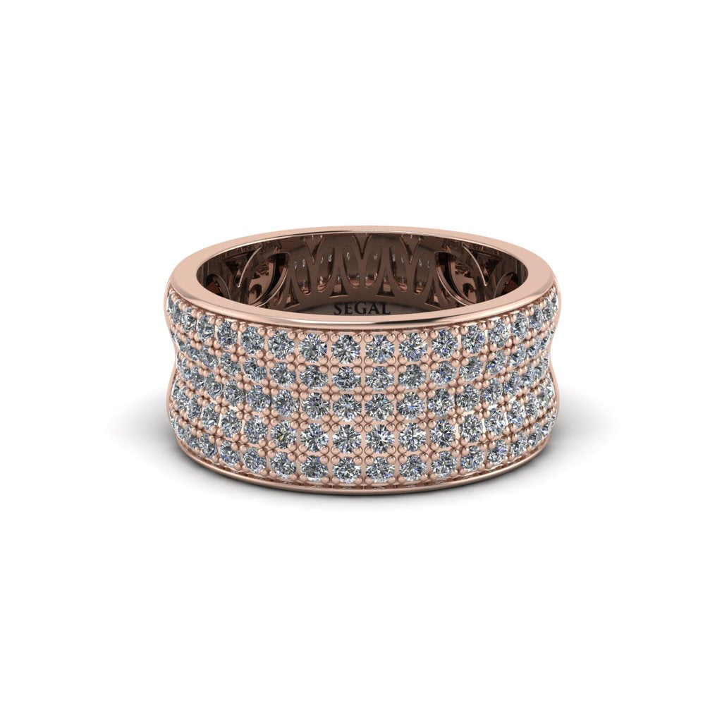 Diamond Pave Eternity Wedding Band - Mckinley No. 2