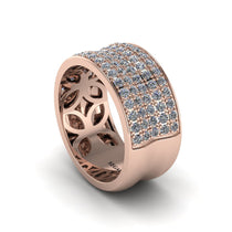 Diamond Pave Eternity Wedding Band - Mckinley No. 2 image 1