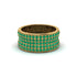 Emerald Pave Eternity Wedding Band - Mckinley No. 4 image 3