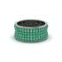 Emerald Pave Eternity Wedding Band - Mckinley No. 6 image 3