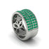 Emerald Pave Eternity Wedding Band - Mckinley No. 6