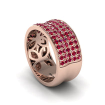 Ruby Pave Eternity Wedding Band - Mckinley No. 11 image 1
