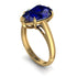 Pear Cut Sapphire Solitaire Engagement Ring - Elle No. 13 image 3