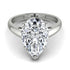 Pear Cut Diamond Solitaire Engagement Ring - Elle No. 3 image 2