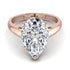 Pear Cut Diamond Solitaire Engagement Ring - Elle No. 2 image 2