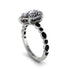 Pear-Cut Diamond Halo Engagement Ring - Nylah No. 33