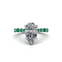 Pear-Cut Diamond Halo Engagement Ring - Nylah No. 18 image 3