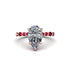 Pear-Cut Diamond Halo Engagement Ring - Nylah No. 47 image 3