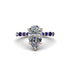 Pear-Cut Diamond Halo Engagement Ring - Nylah No. 62
