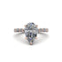 Pear-Cut Diamond Halo Engagement Ring - Nylah No. 2