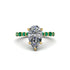 Pear-Cut Diamond Halo Engagement Ring - Nylah No. 16