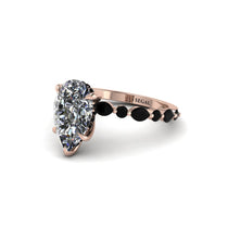 Pear-Cut Diamond Halo Engagement Ring - Nylah No. 32 image 1