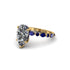 Pear-Cut Diamond Halo Engagement Ring - Nylah No. 61 image 1