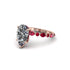 Pear-Cut Diamond Halo Engagement Ring - Nylah No. 47 image 1