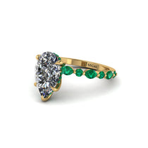 Pear-Cut Diamond Halo Engagement Ring - Nylah No. 16 image 1