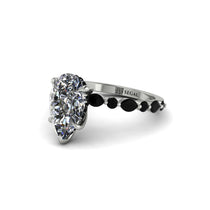 Pear-Cut Diamond Halo Engagement Ring - Nylah No. 33 image 1
