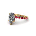 Pear-Cut Diamond Halo Engagement Ring - Nylah No. 46