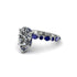 Pear-Cut Diamond Halo Engagement Ring - Nylah No. 63