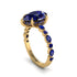 Pear-Cut Sapphire Halo Engagement Ring - Nylah No. 73