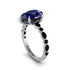 Pear-Cut Sapphire Halo Engagement Ring - Nylah No. 45 image 2