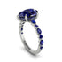 Pear-Cut Sapphire Halo Engagement Ring - Nylah No. 75 image 2