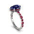 Pear-Cut Sapphire Halo Engagement Ring - Nylah No. 60