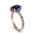 Pear-Cut Sapphire Halo Engagement Ring - Nylah No. 14 image 2