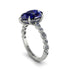 Pear-Cut Sapphire Halo Engagement Ring - Nylah No. 15