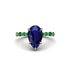 Pear-Cut Sapphire Halo Engagement Ring - Nylah No. 28 image 3