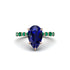 Pear-Cut Sapphire Halo Engagement Ring - Nylah No. 29 image 3