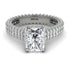 Radiant Cut Diamond Pave Engagement Ring - Kenzie No. 3 image 2