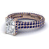 Radiant Cut Diamond Pave Engagement Ring - Kenzie No. 62 image 3