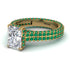 Radiant Cut Diamond Pave Engagement Ring - Kenzie No. 16 image 3