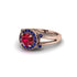 Radiant Ruby Halo Gold Engagement Ring - Madilyn No. 71