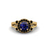 Radiant Sapphire Halo Gold Engagement Ring - Madilyn No. 43 image 2