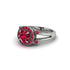 Radiant Ruby Halo Gold Engagement Ring - Madilyn No. 57